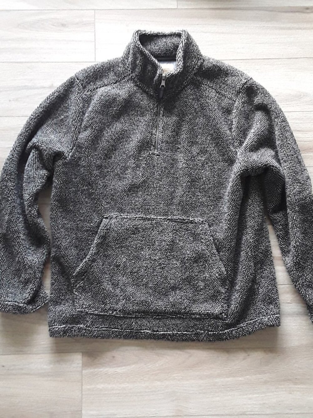 Telluride Clothing Company Men’s L/G Quarter‑Zip Sweater/kangaroo pocket